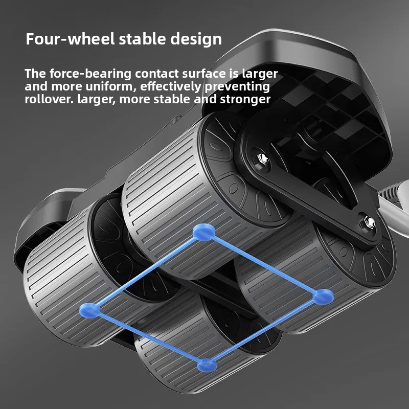 Ab Roller Wheel With Elbow Support - Suporte de Cotovelo com Quatro Rodas,