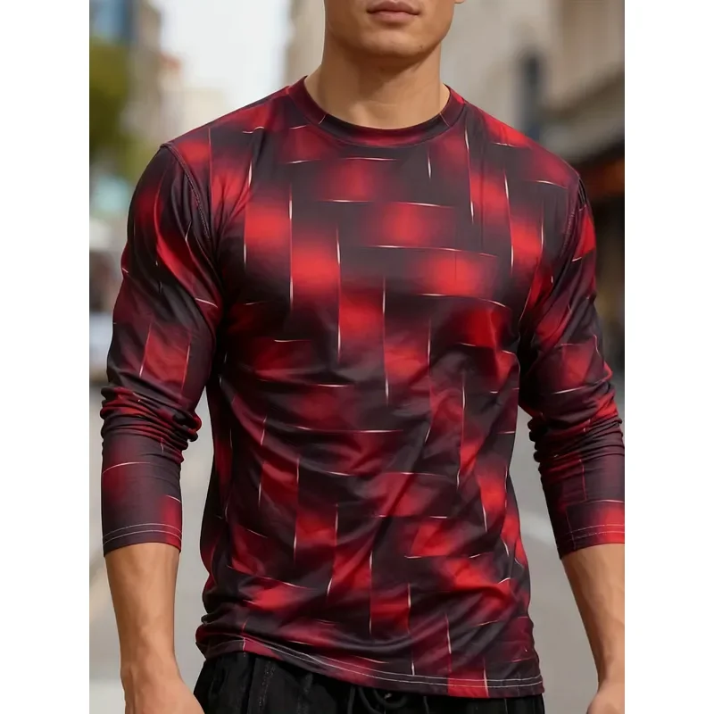 Hiking - Camiseta Masculina Casual de Manga Longa