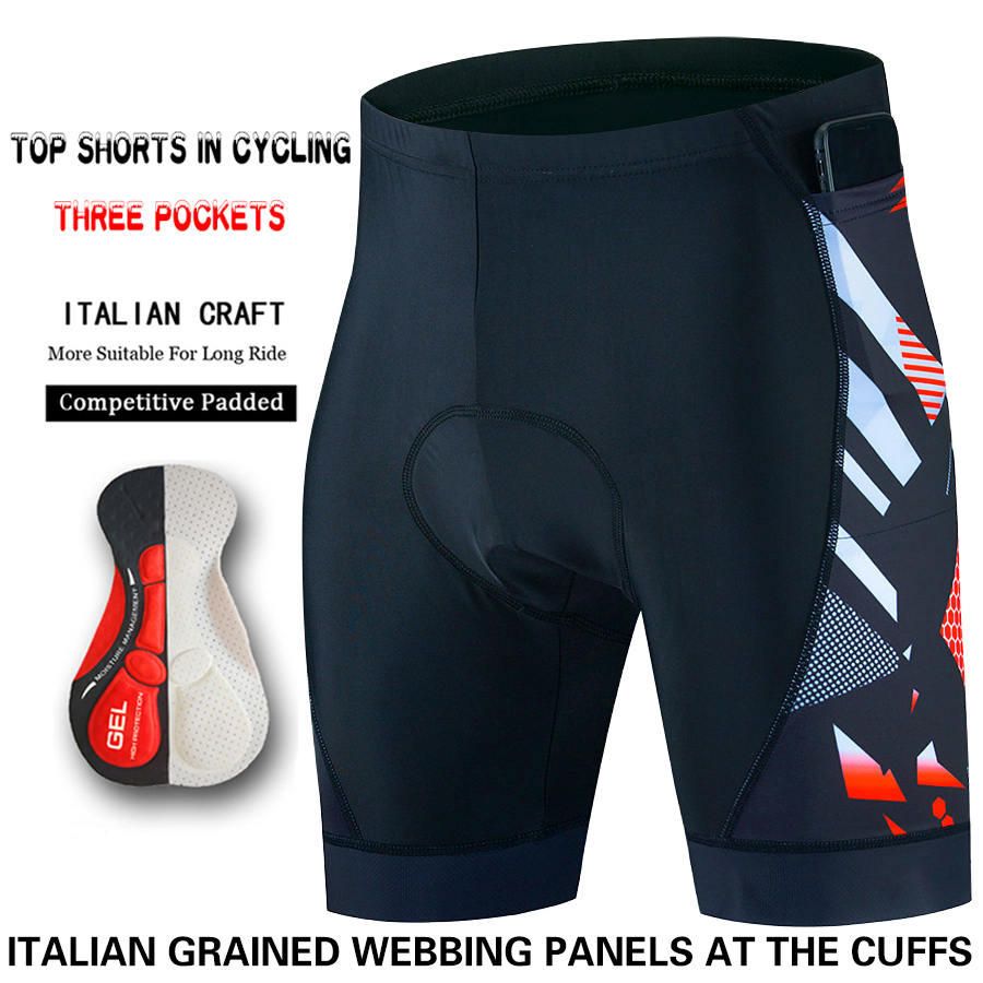Calções de ciclismo respirável - Padded Cycling Shorts 5D Gel avaliação e preço