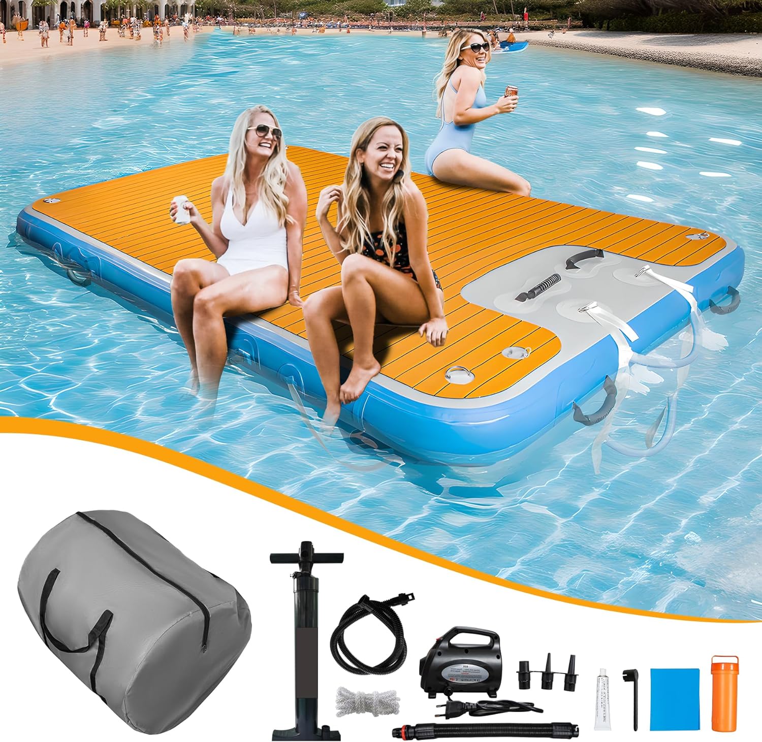 Plataforma Flutuante Inflável  - Fishing avaliação e preço