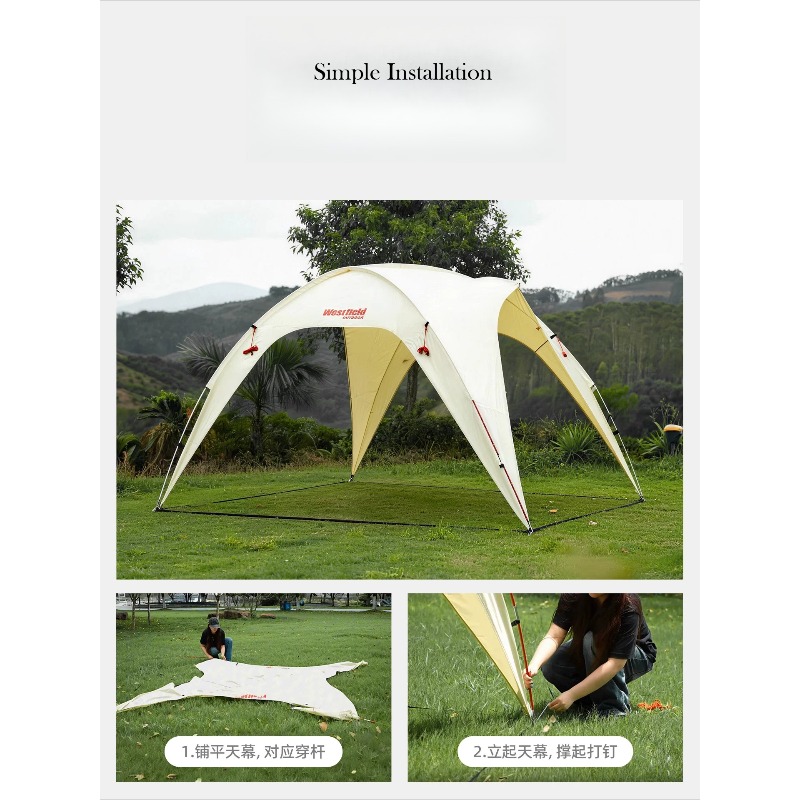 Tenda de campismo com estrutur - Hiking avaliação e preço
